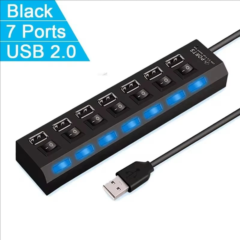 7-Port USB 2.0 Hub 