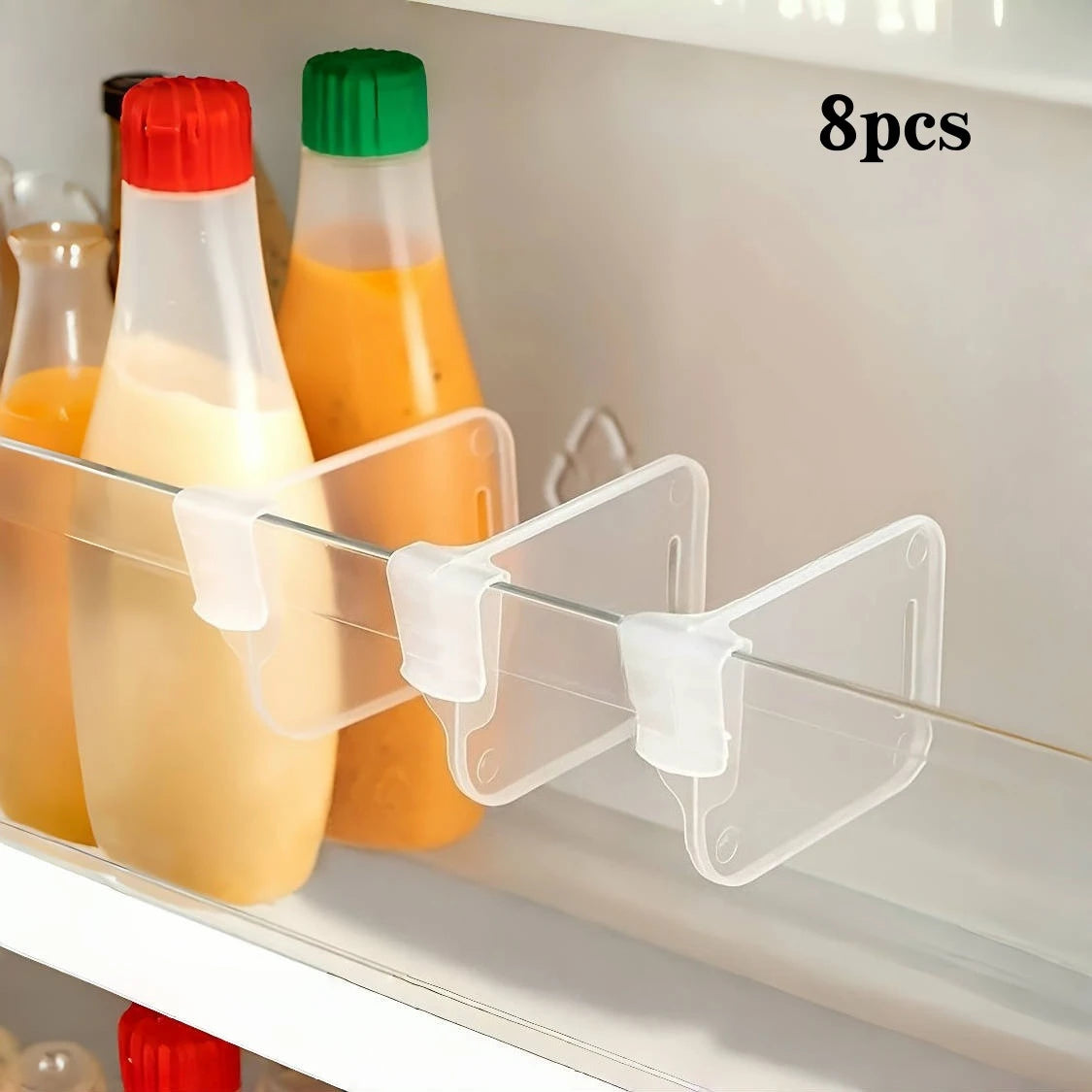 8 Clip-On Refrigerator Door Separators