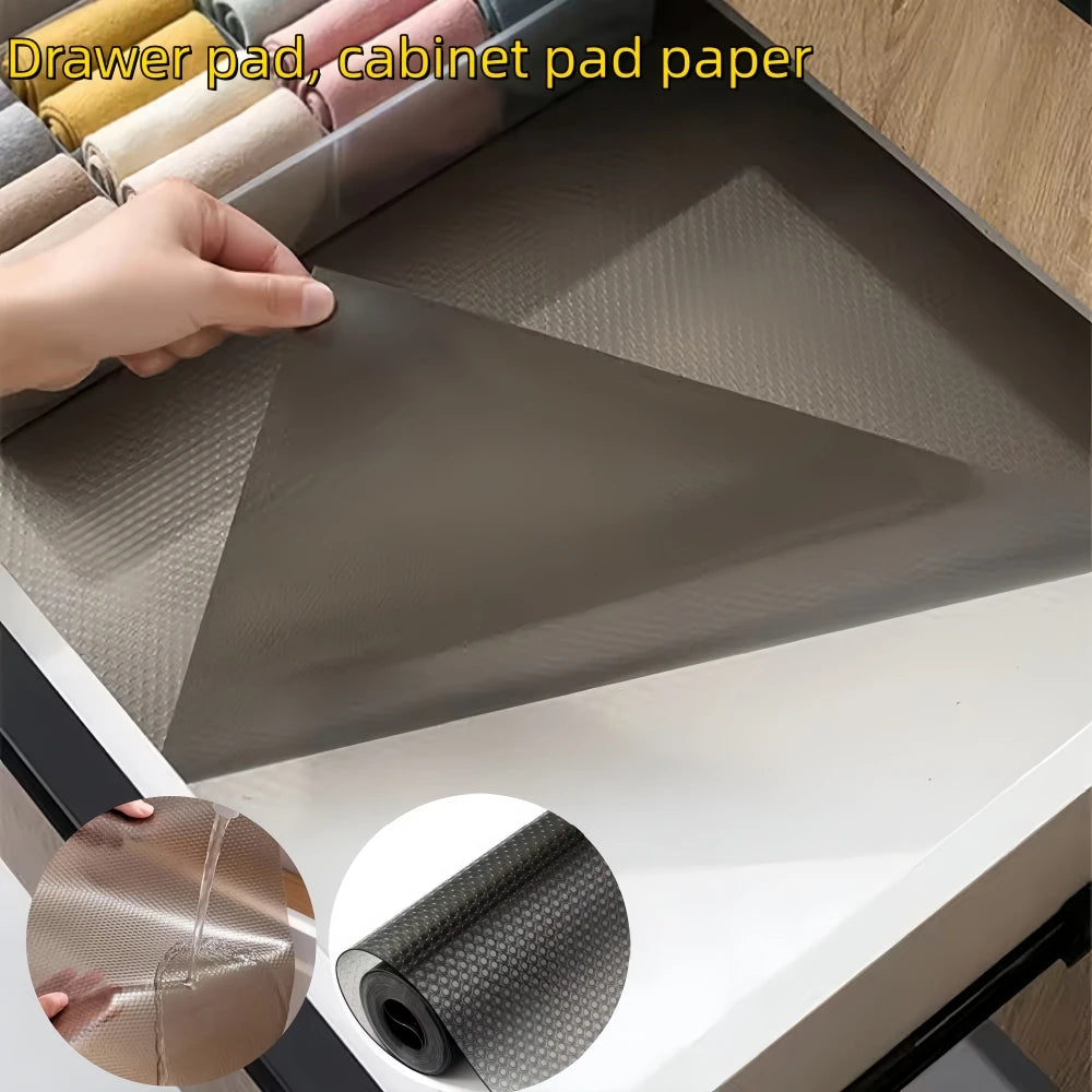 Multiple-Sized Black Cabinet And Drawer Liners