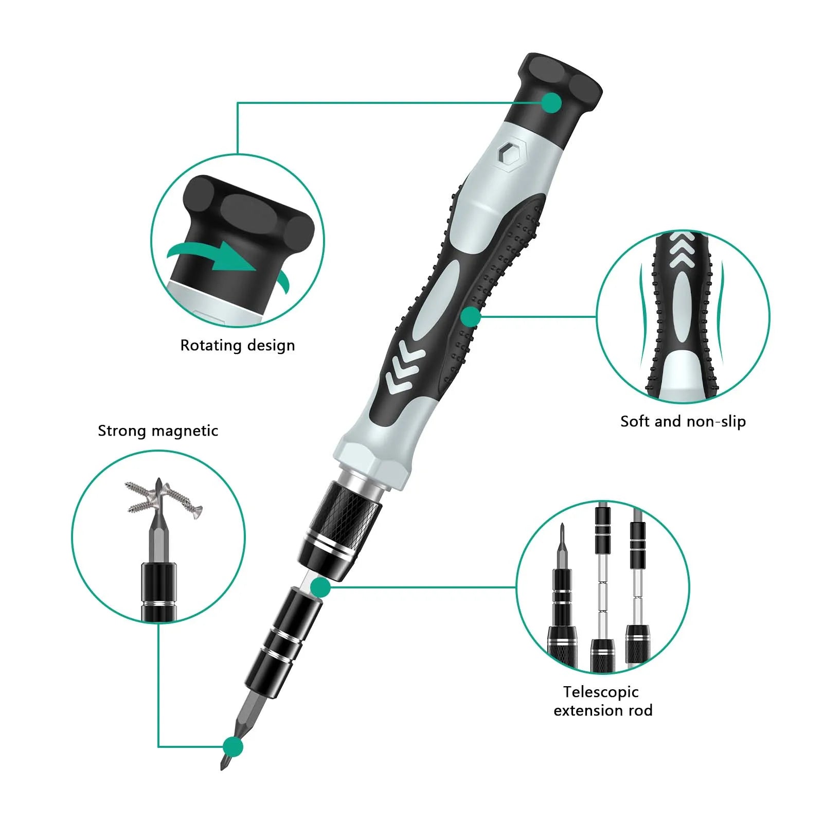132 in 1 Magnetic Screwdriver Tool Kit