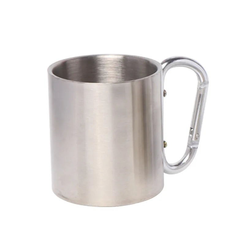 220ml Carabiner Stainless Steel Cup