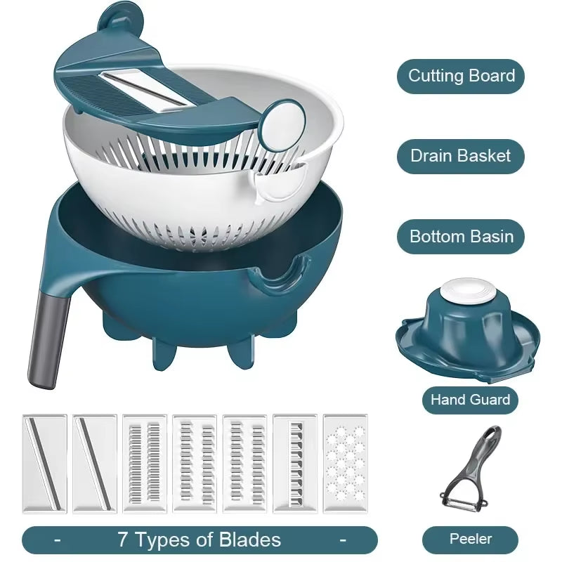 2 in 1 Slicer And Strainer Basket 