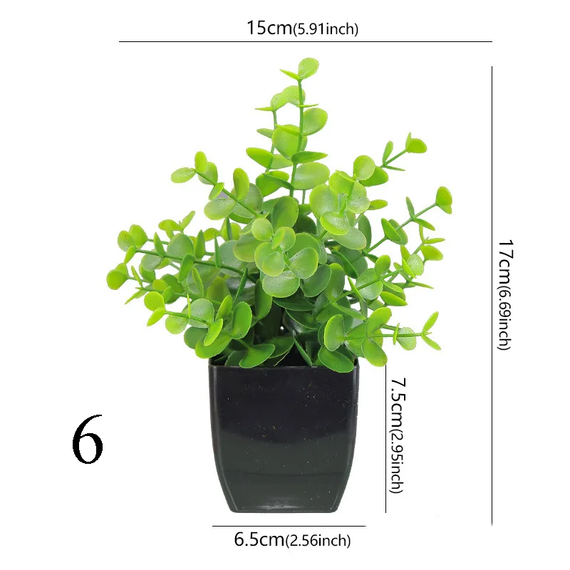 Artificial Potted Grass Plants 