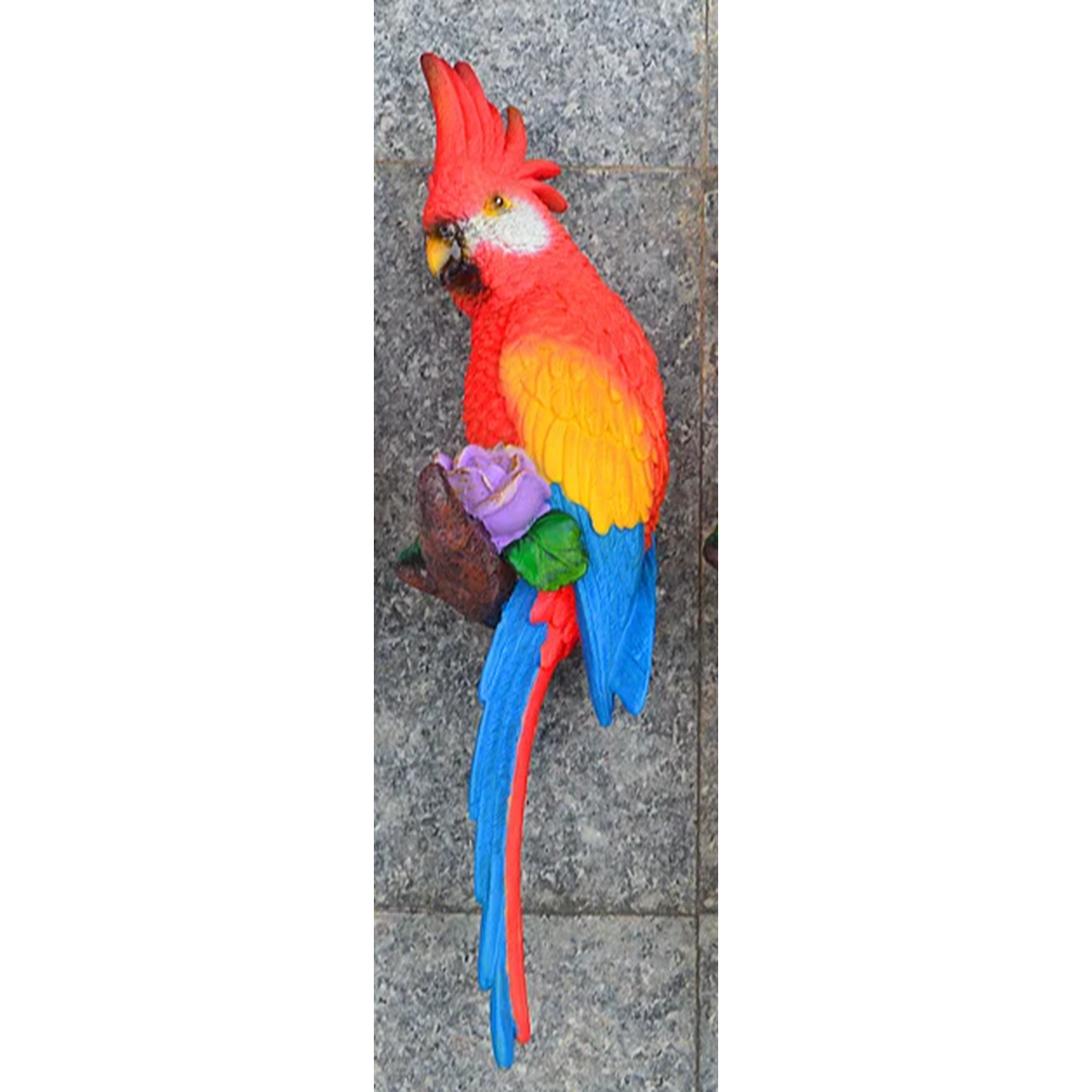 Resin Wall Mount Parrot Statue