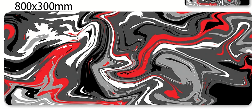 Large Abstract Mouse Pads (800x300mm)