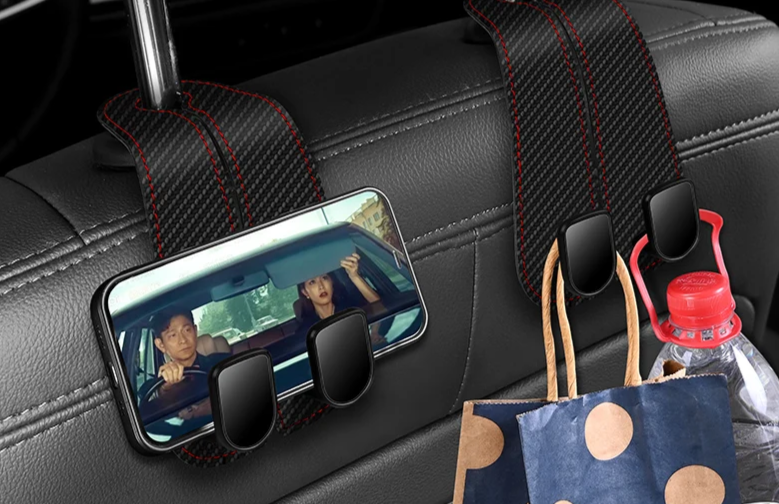 Multi-Use Dual Hook Car Seat Headrest Hooks