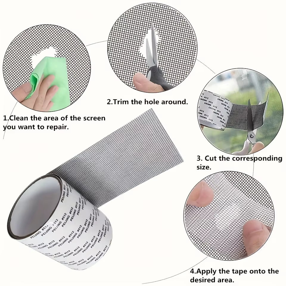 Window Screen Repair Mesh Tape