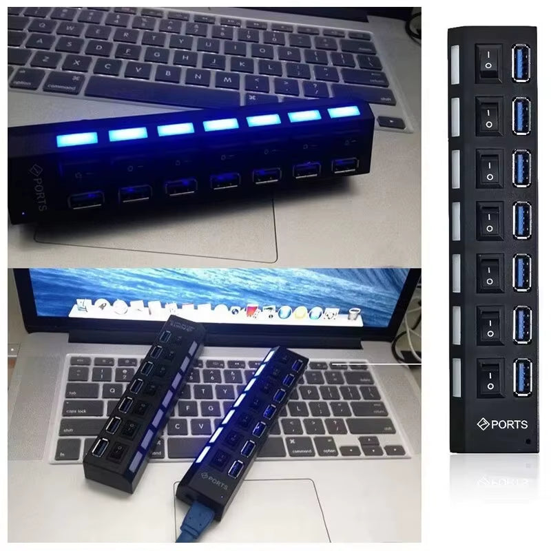 7-Port USB 2.0 Hub 