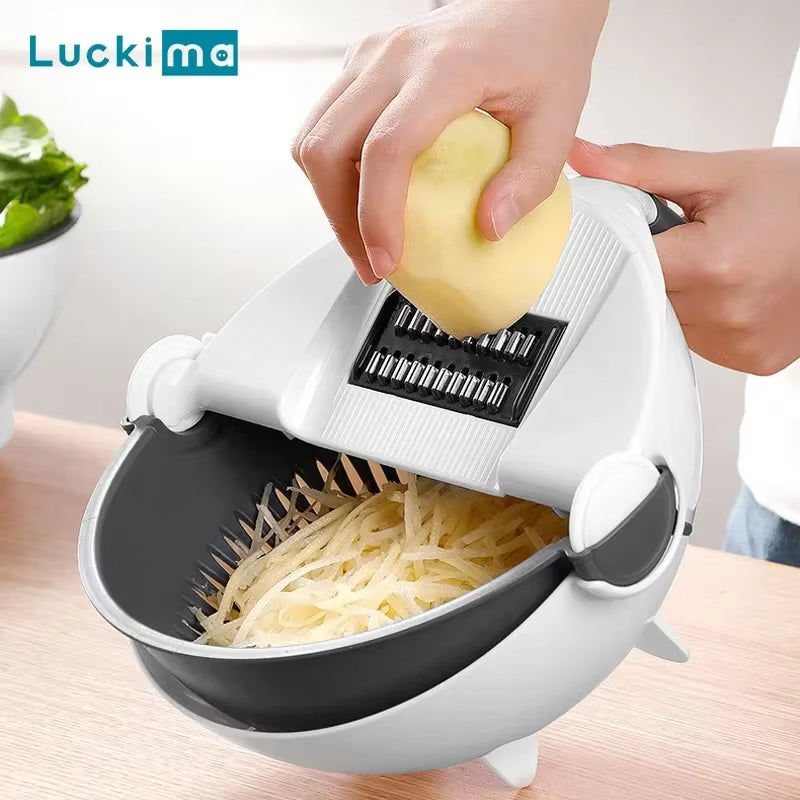 2 in 1 Slicer And Strainer Basket 