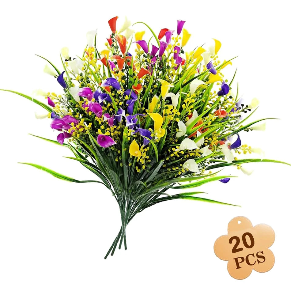 Calla Lily Artificial Flowers (10/20pcs)