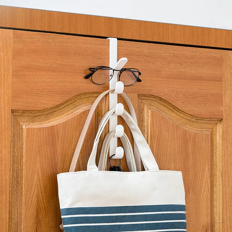 Plastic Multi-Hook Over The Door Hanger 