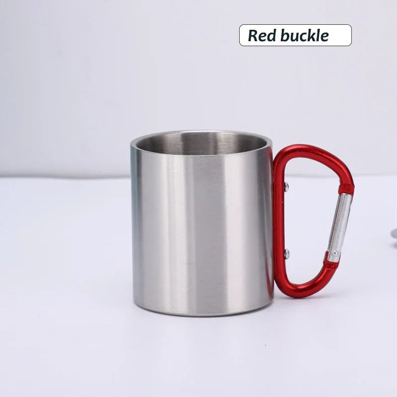 220ml Carabiner Stainless Steel Cup