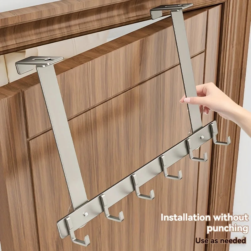 Door-Adjustable Metal Door Hanging Hooks