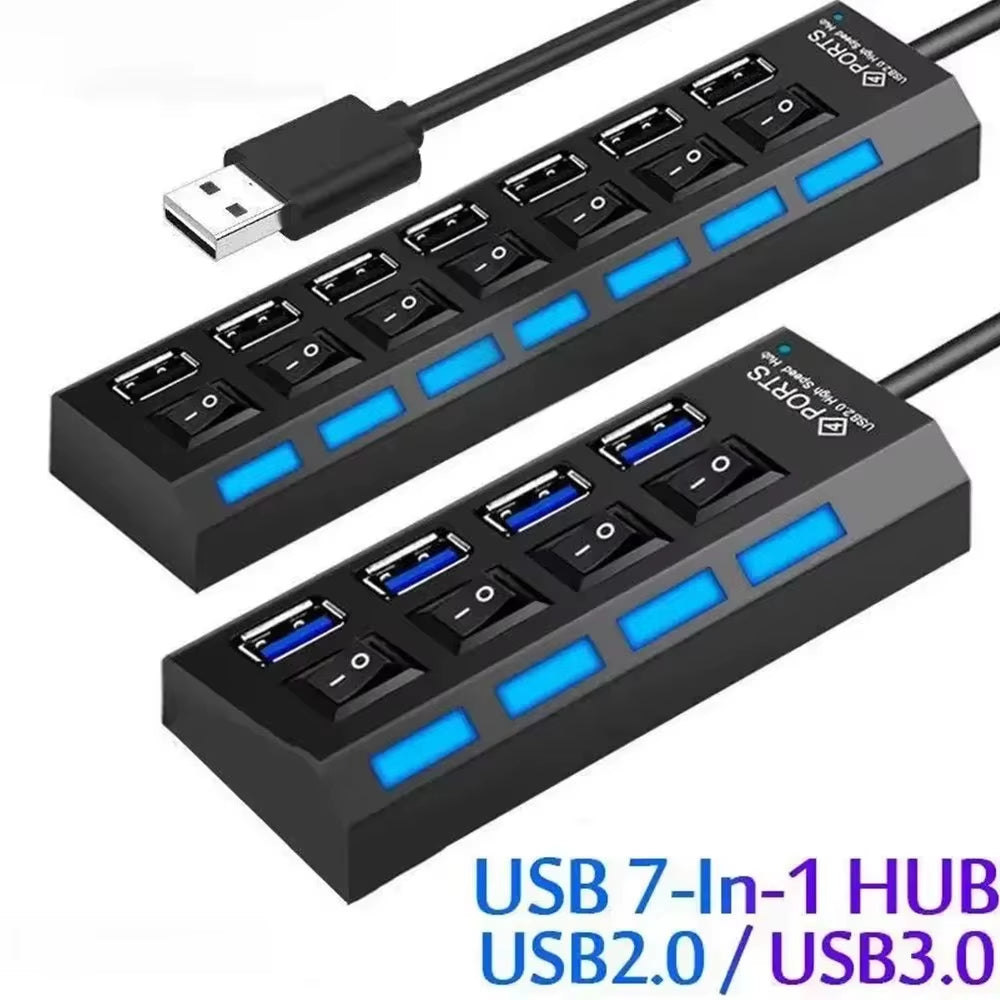 7-Port USB 2.0 Hub 