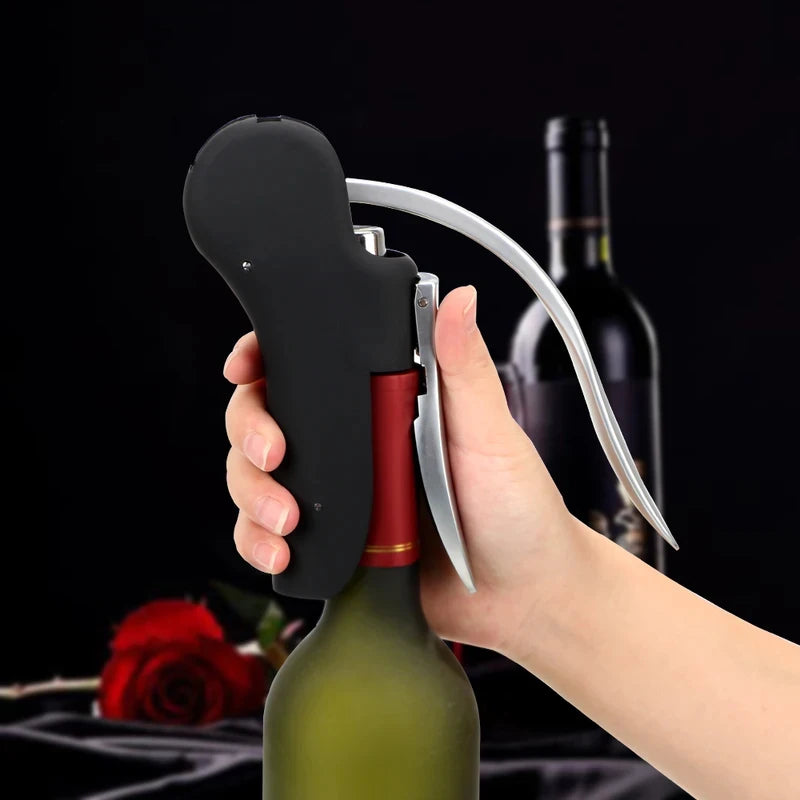 Easy Lever-Action Wine Cork Remover - Bottle Opener