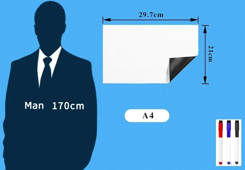 Magnetic Dry Erase Board For Fridge And More