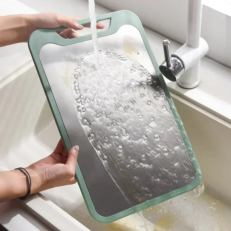 Stainless Steel Double-Sided Cutting Board