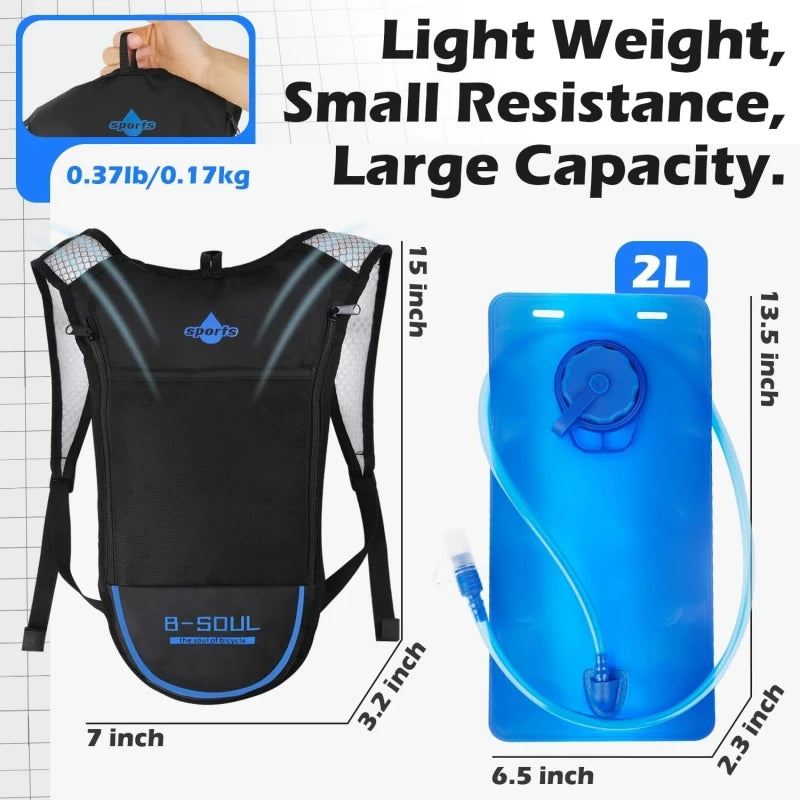 Hydration Backpack Pack With 2Liter Capacity 