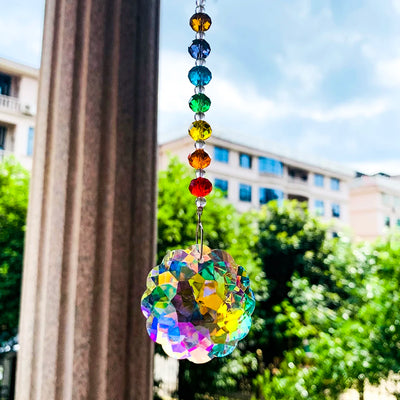 Rainbow Crystal Prism Hanging Suncatcher