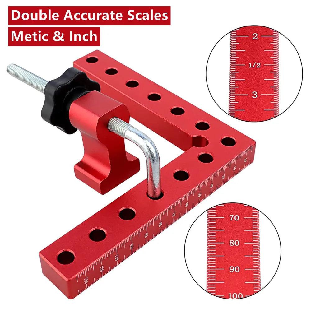 4 Pack 90 Degree Aluminum Square Clamps 