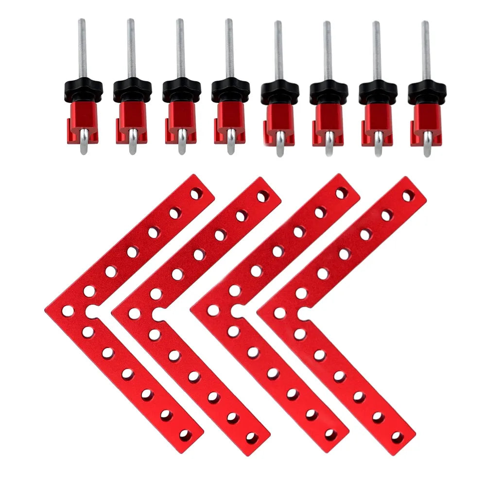 4 Pack 90 Degree Aluminum Square Clamps 