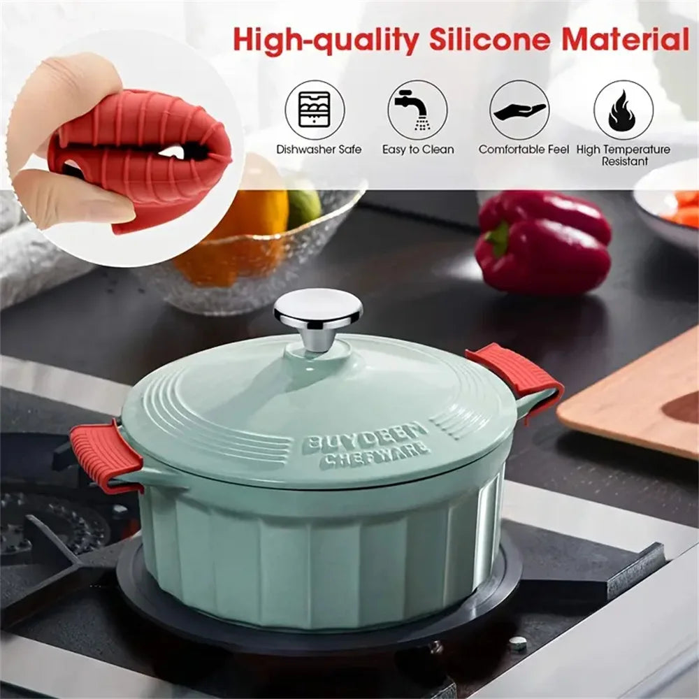 Heat-Resistant Silicone Handle Covers