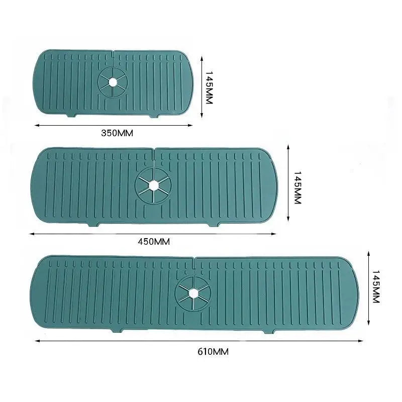 Silicone Kitchen Sink Splash Guard Drain-Off 