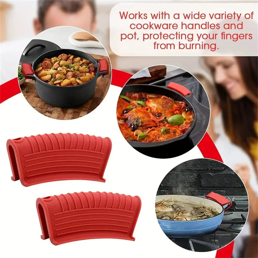 Heat-Resistant Silicone Handle Covers