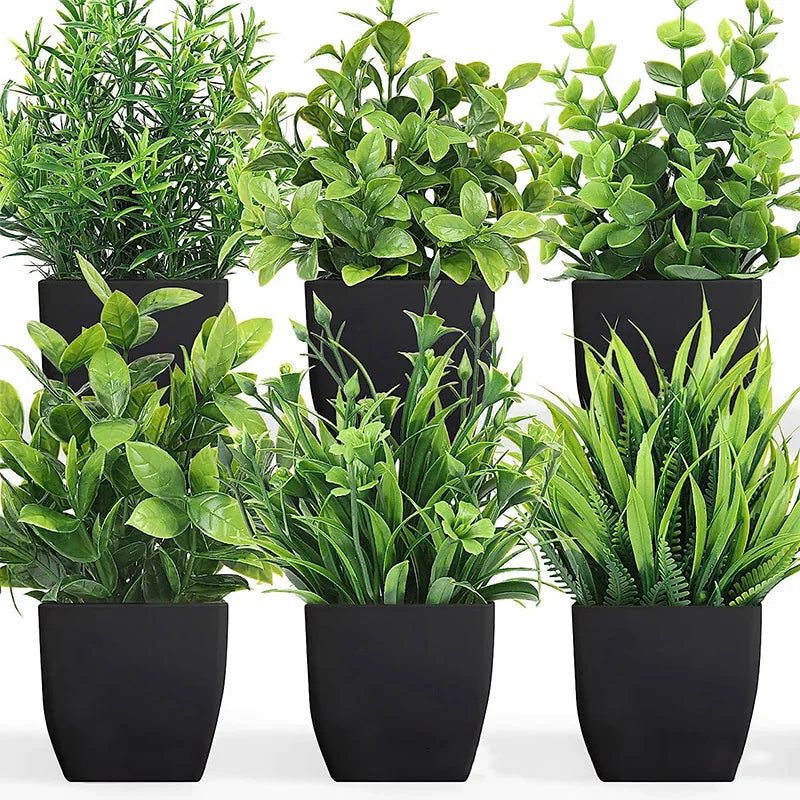 Artificial Potted Grass Plants 