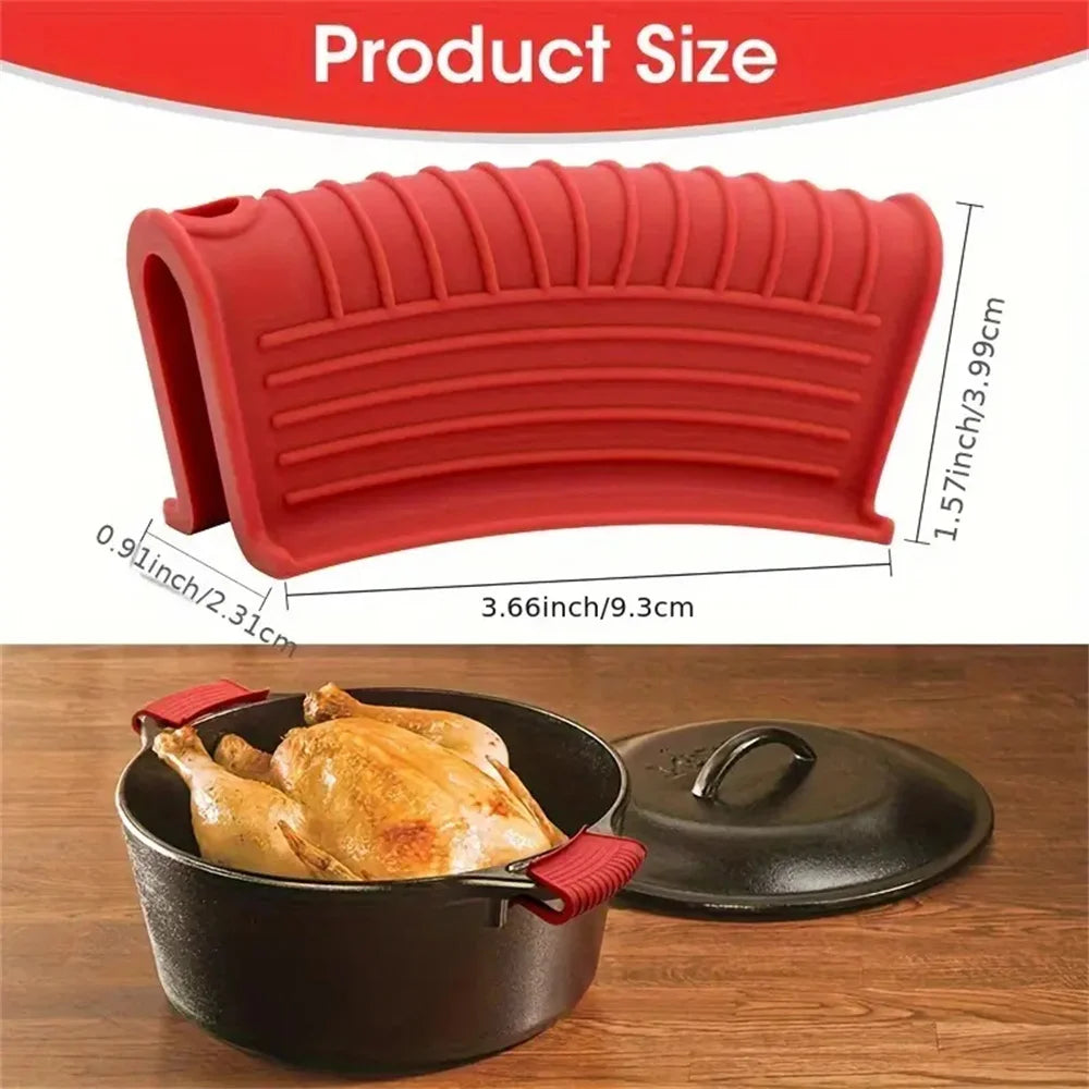 Heat-Resistant Silicone Handle Covers