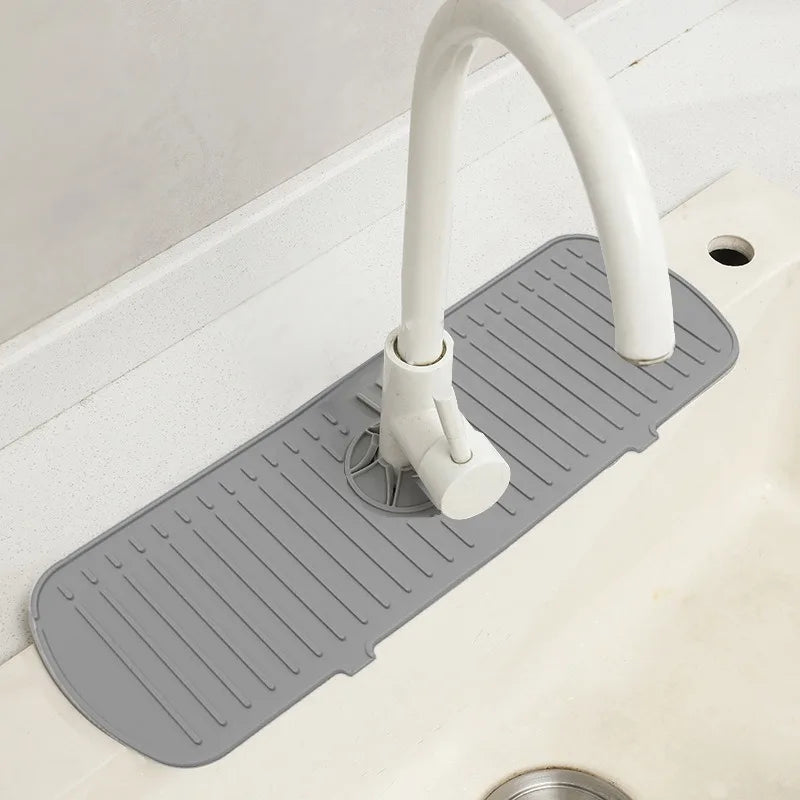 Silicone Kitchen Sink Splash Guard Drain-Off 