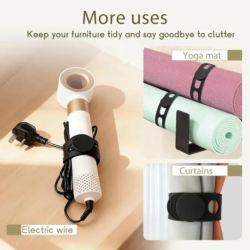 Reusable Silicone Straps Organizer Tool