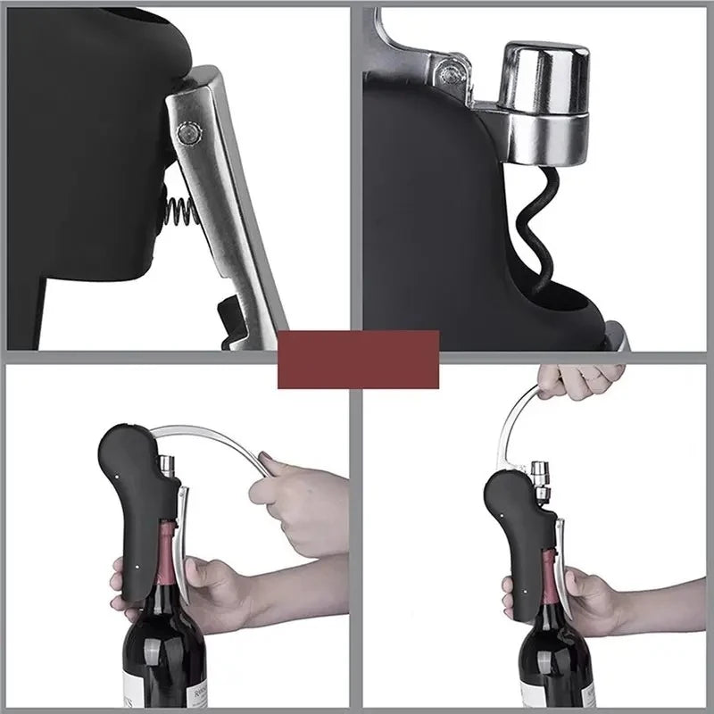 Easy Lever-Action Wine Cork Remover - Bottle Opener