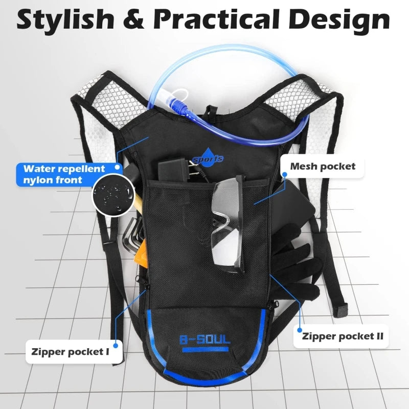 Hydration Backpack Pack With 2Liter Capacity 