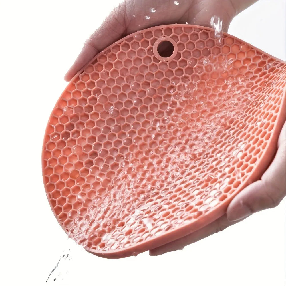 Round Thermal Insulation Silicone Pad - Circle Hot Pad