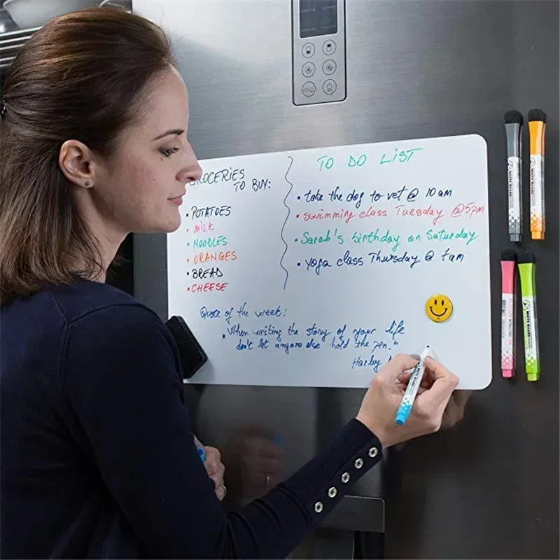 Magnetic Dry Erase Board For Fridge And More