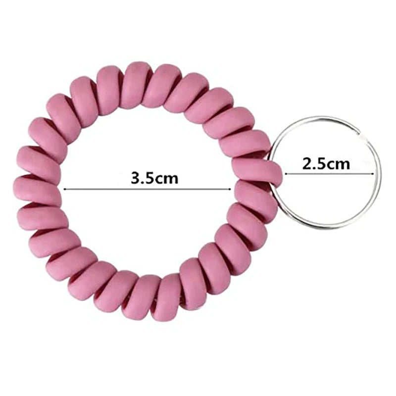 Stretchable Wristband Wristlet Keychain 