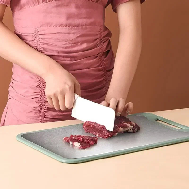 Stainless Steel Double-Sided Cutting Board