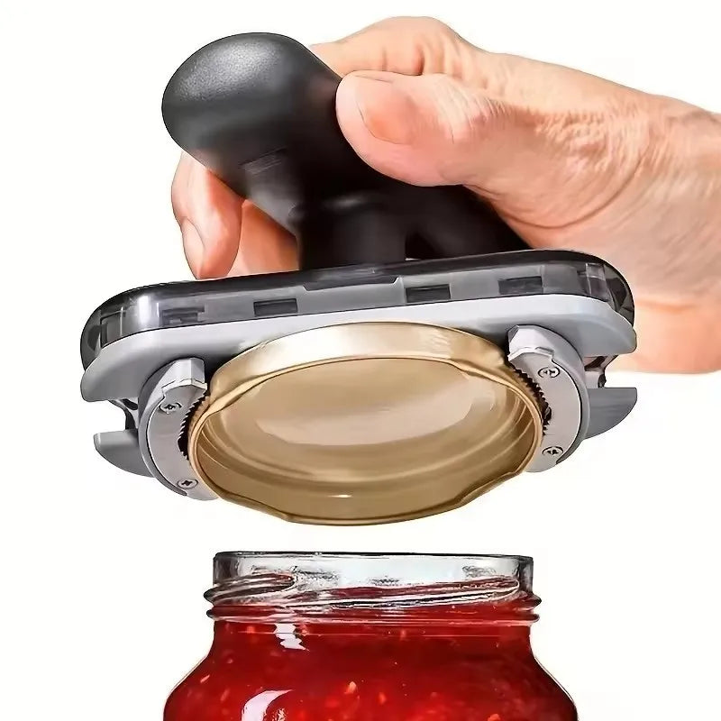 Adjustable Multi-Function Clamp Lid, Bottle, And Can Opener