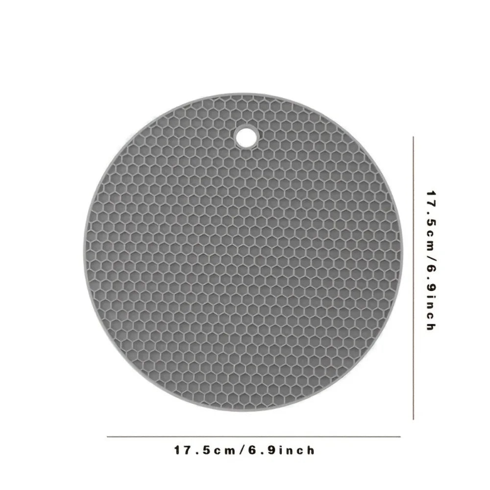 Round Thermal Insulation Silicone Pad - Circle Hot Pad