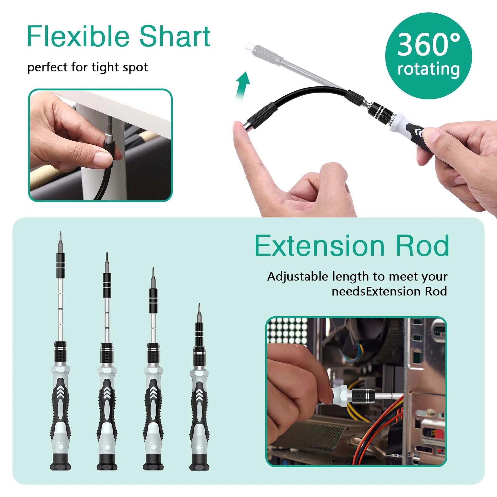 132 in 1 Magnetic Screwdriver Tool Kit