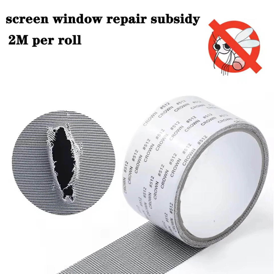 Window Screen Repair Mesh Tape