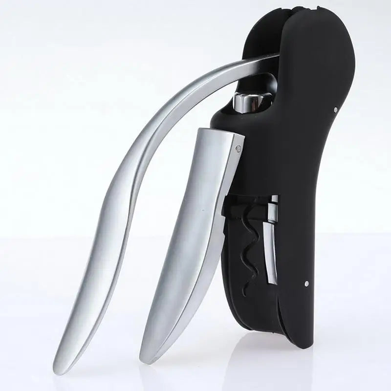 Easy Lever-Action Wine Cork Remover - Corkscrew Bottle Opener