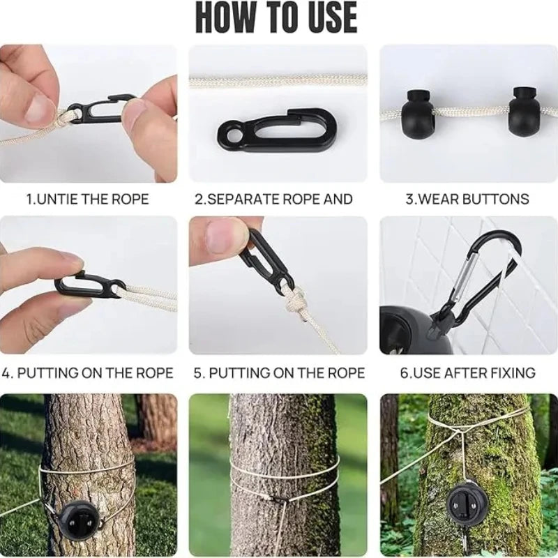 10 Meter Portable And Adjustable Clothesline Rope