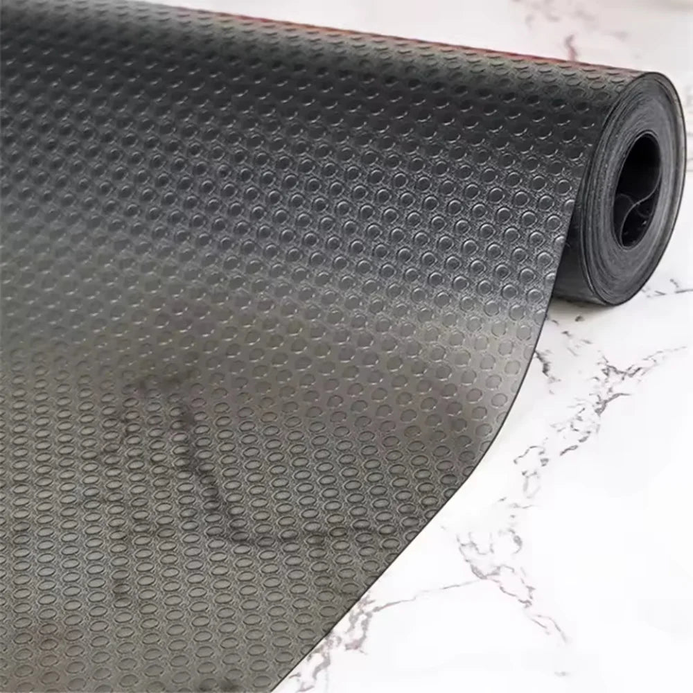 Multiple-Sized Black Cabinet And Drawer Liners