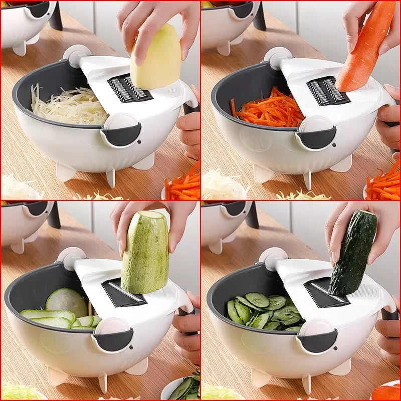 2 in 1 Slicer And Strainer Basket 