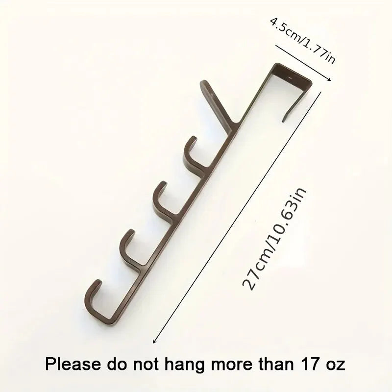 Plastic Multi-Hook Over The Door Hanger 
